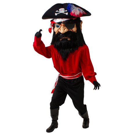 Pirate Mascot Costume 135 