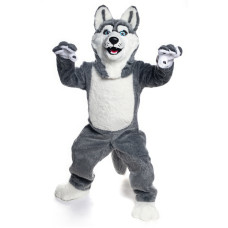 Husky Dog Mascot Costume 616 Husky Dog Mascot Costume 616