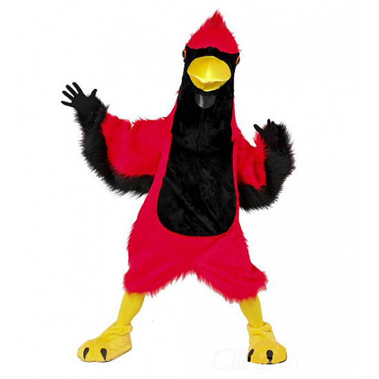 Crimson Cardinal Bird Mascot Costume 63 
