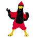 Crimson Cardinal Bird Mascot Costume 63 Crimson Cardinal Bird Mascot Costume 63