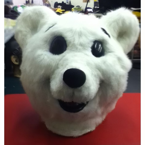 Snow Polar Bear Mascot Costume 650 