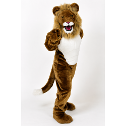 Power Real Cat Lion Mascot Costume #704M