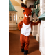 Reindeer Mascot Costume with Red Nose 85 Reindeer Mascot Costume with Red Nose 85