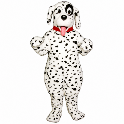Cute Dalmatian Dog With Collar Mascot Costume 847A-Z Cute Dalmatian Dog With Collar Mascot Costume 847A-Z