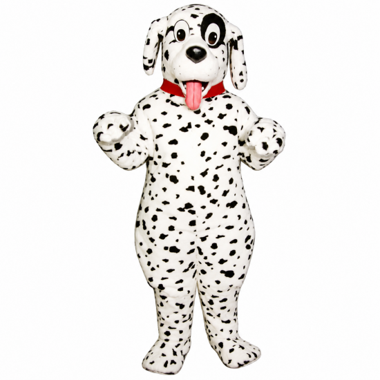 Cute Dalmatian Dog With Collar Mascot Costume 847A-Z Cute Dalmatian Dog With Collar Mascot Costume 847A-Z