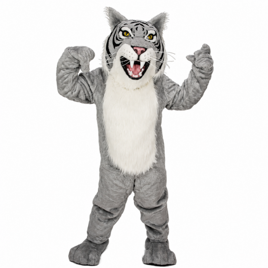 Grey Wildcat Mascot Costume 23083 Grey Wildcat Mascot Costume 23083