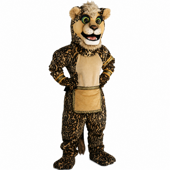 Leopard Cub Mascot Costume 405 Leopard Cub Mascot Costume 405