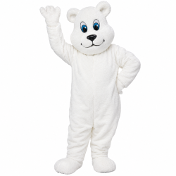 Breezy Polar Bear Mascot Costume 41415