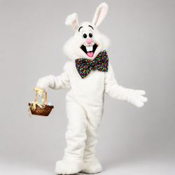 Benny Bunny Rabbit Mascot Costume Z04 Benny Bunny Rabbit Mascot Costume Z04