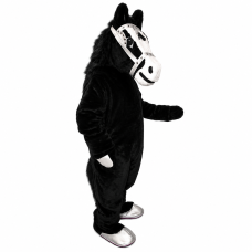 Black Horse with Collar & Harness Mascot Costume 1533A Black Horse with Collar & Harness Mascot Costume 1533A
