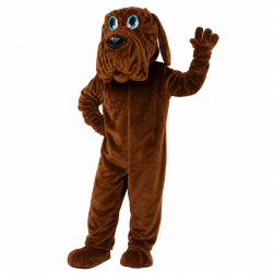 Bloodhound Without Clothes Mascot Costume 139 Bloodhound Without Clothes Mascot Costume 139