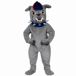 Bulldog with Spiked Collar Mascot Costume 841A-Z Bulldog with Spiked Collar Mascot Costume 841A-Z
