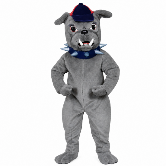 Bulldog with Spiked Collar Mascot Costume 841A-Z Bulldog with Spiked Collar Mascot Costume 841A-Z