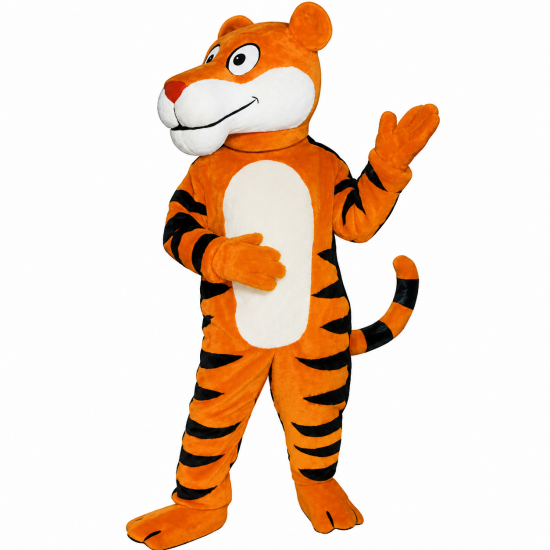 Friendly Tiger Mascot Costume 518-Z Friendly Tiger Mascot Costume 518-Z