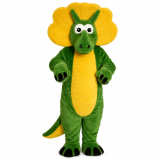 Green Triceratops Dinosaur Mascot Costume 108G-Z 