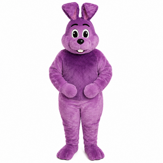 Lavender Louie Bunny Rabbit Mascot Costume 1106-Z Lavender Louie Bunny Rabbit Mascot Costume 1106-Z
