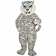 Blue Eyed White Tiger Mascot Costume 550-Z Blue Eyed White Tiger Mascot Costume 550-Z