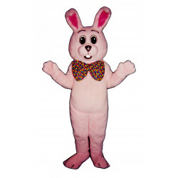 Fat Bunny with Big Bow Tie Mascot Costume 1112PA-Z
