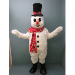 Snow Buddy Snowman Hat and Scarf Mascot Costume 2701A-Z Snow Buddy Snowman Hat and Scarf Mascot Costume 2701A-Z