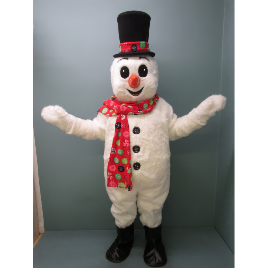 Snow Buddy Snowman Hat and Scarf Mascot Costume 2701A-Z 