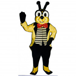 Yellow Jacket with Bow Tie, Jacket and Vest Mascot Costume 308DD Yellow Jacket with Bow Tie, Jacket and Vest Mascot Costume 308DD