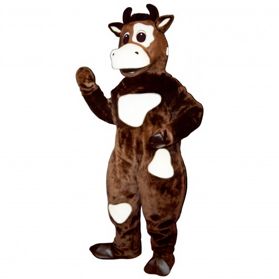 Brown Cow Mascot Costume 726-Z 