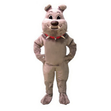 Tuffy Bulldog With Spiked Collar Mascot Costume 868-Z Tuffy Bulldog With Spiked Collar Mascot Costume 868-Z