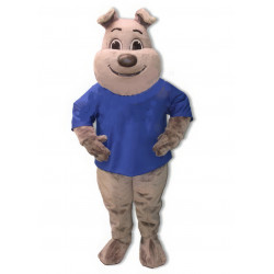 Tuffy Bulldog With Shirt Mascot Costume 868A-Z Tuffy Bulldog With Shirt Mascot Costume 868A-Z