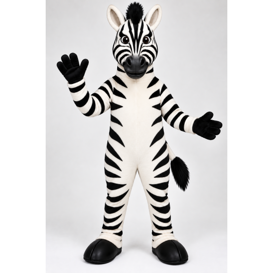 Zebra Mascot Costume 1610-Z