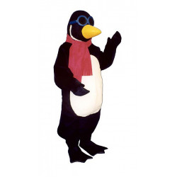 Cool Skiing Penguin with Scarf Mascot Costume 2311A-Z Cool Skiing Penguin with Scarf Mascot Costume 2311A-Z