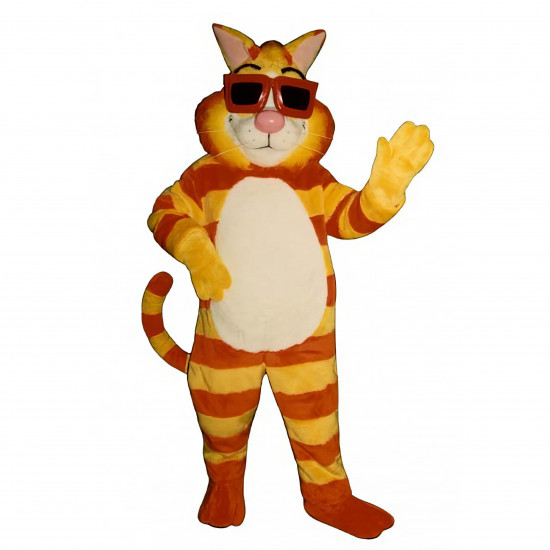 Kool Kat Mascot Costume With Sunglasses 516KK-Z 