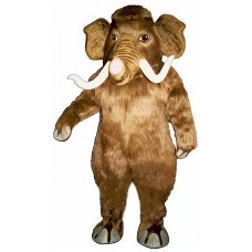 Mammoth with Long Tusks Mascot Costume 1625-Z Mammoth with Long Tusks Mascot Costume 1625-Z