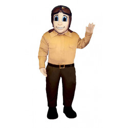 Fly Boy Pilot Mascot Costume 46-DD Fly Boy Pilot Mascot Costume 46-DD
