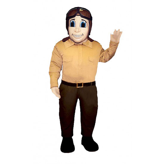 Fly Boy Pilot Mascot Costume 46-DD