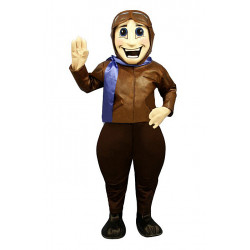 Perry Pilot Mascot Costume 56-DD Perry Pilot Mascot Costume 56-DD