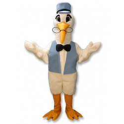 Doctor Stork Male Mascot Costume 420-B
