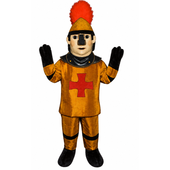 Golden Knight Mascot Costume MM38-Z
