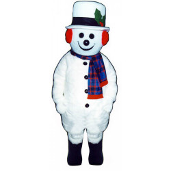 Extra Round Snowman w/ Hat & Scarf Mascot Costume 2707A-Z Extra Round Snowman w/ Hat & Scarf Mascot Costume 2707A-Z