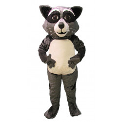 White Belly Raccoon Mascot Costume 1360B