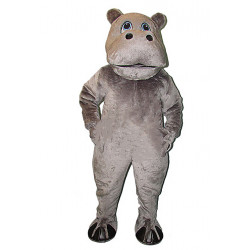 Grey Hippo Mascot Costume #1612G-Z Grey Hippo Mascot Costume #1612G-Z