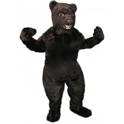 Black Grizzly Bear Mascot Costume 263B-Z