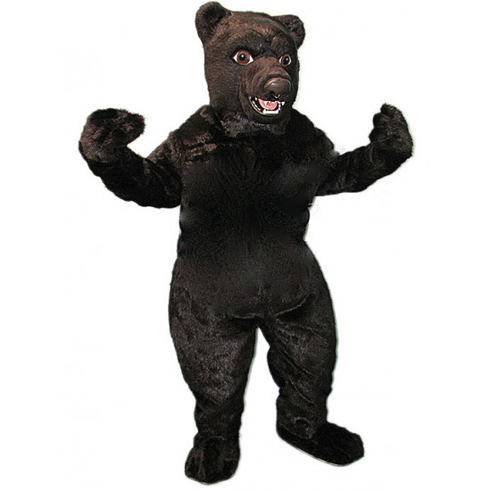 Black Grizzly Bear Mascot Costume 263B-Z