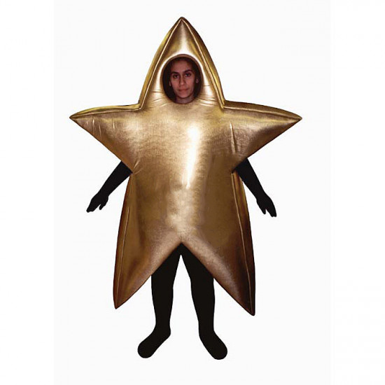 Gold Star Mascot Costume #FC097-Z  