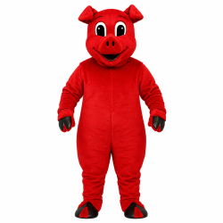 Ruddy Redpig Mascot Costume 2416-Z 