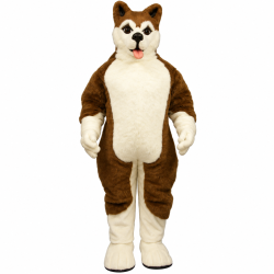 Brown Husky Mascot Costume 815B-Z