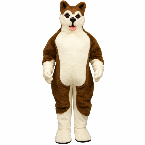Brown Husky Mascot Costume 815B-Z