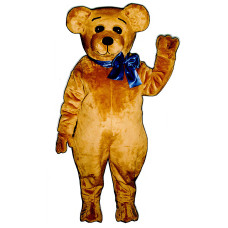 Happy Teddy Bear with Bow Mascot Costume 241A-Z Happy Teddy Bear with Bow Mascot Costume 241A-Z