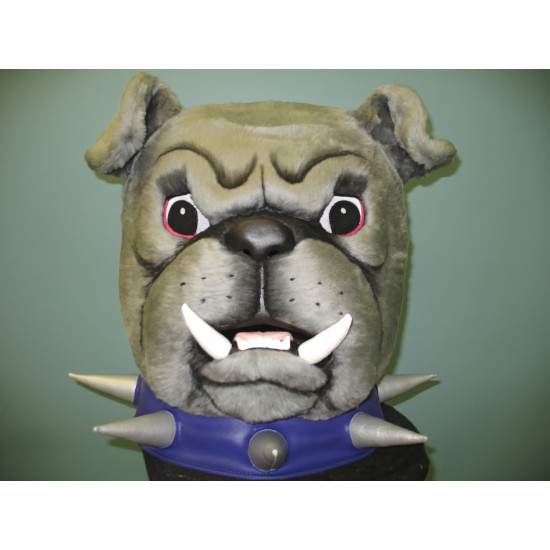 Bulldog with Spiked Collar Mascot Costume MM16-Z 