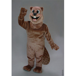 Happy Beaver Mascot Costume 28152 Happy Beaver Mascot Costume 28152
