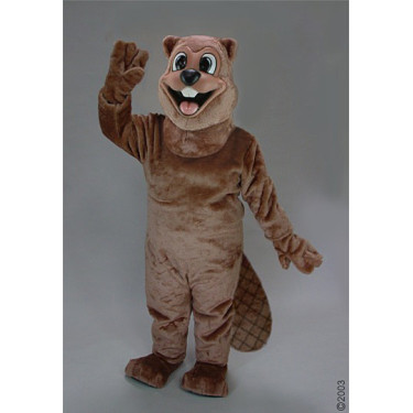 Happy Beaver Mascot Costume 28152